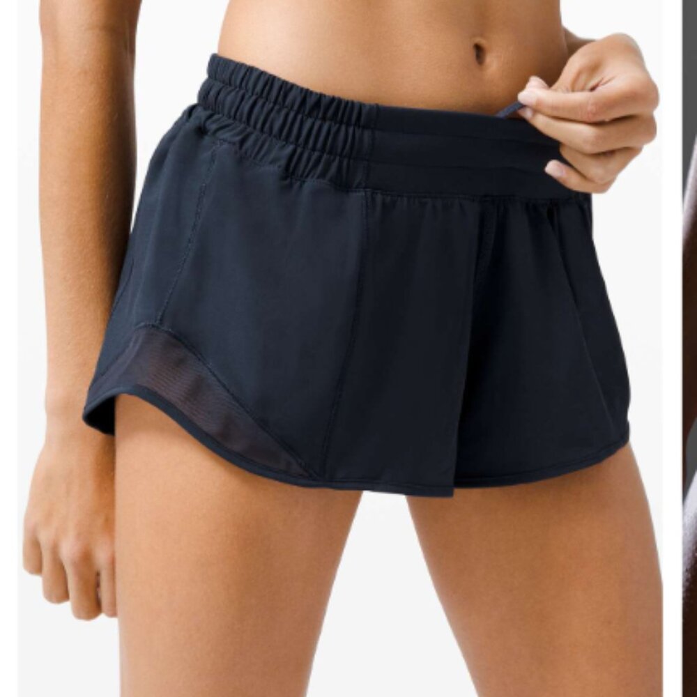 Lululemon Hotty Hot Shorts 2.5” in Navy